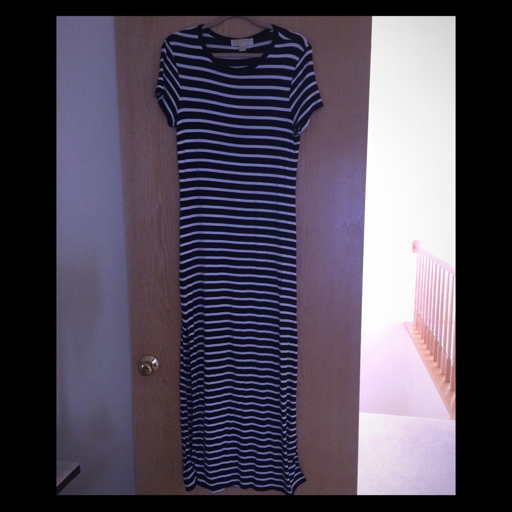 Michael Kors double slit maxi dress.